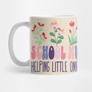 School Nurse Flower Garden Mug